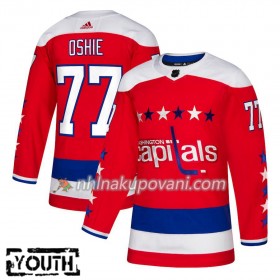 Washington Capitals Dresy TJ Oshie 77 Alternate 2018-2019 Adidas Authentic - Dětské